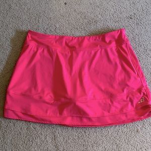 pink shirt.